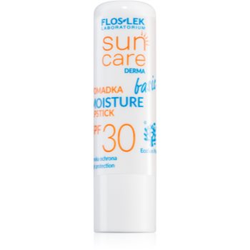 FlosLek Laboratorium Sun Care Derma Basic balsam de buze protector SPF 30 - imagine 2
